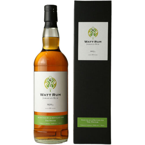 Hampden rum uit Jamaica van 10 jaar oud gebotteld door Watt