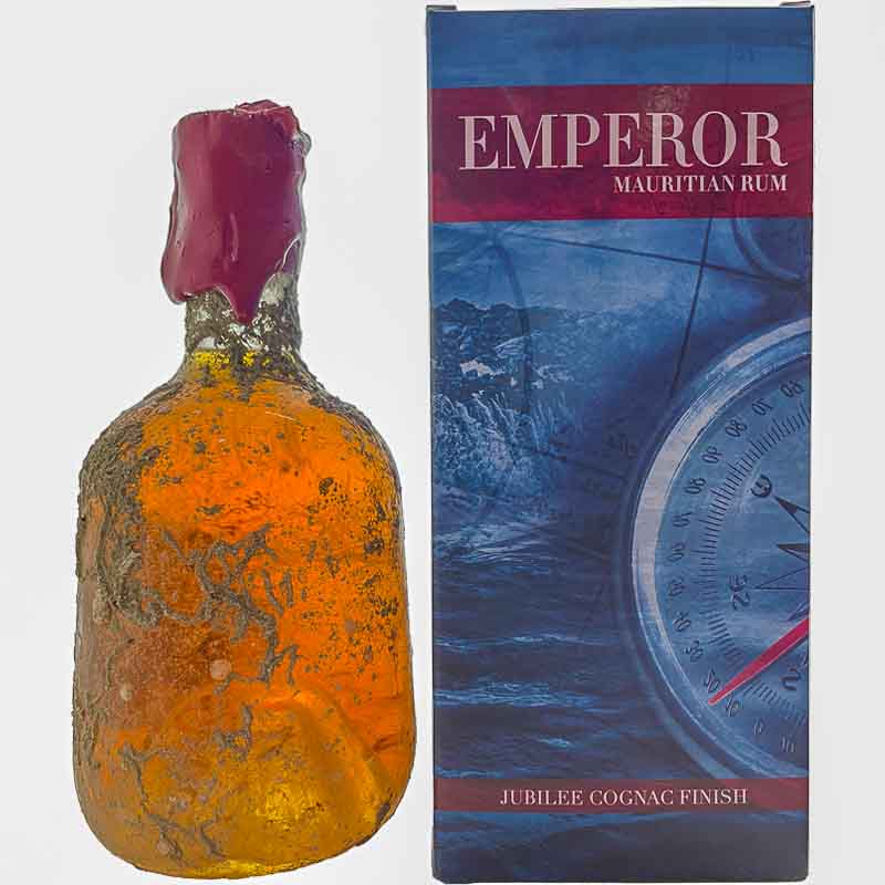 The Emperor Deep Blue Jubilee Cognac finish rum 70cl 40%