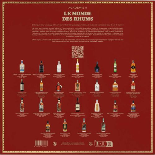 Le monde des rhums adventskalender 2025 25x2cl achterkant