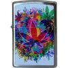 Zippo colourful cannabis leaf