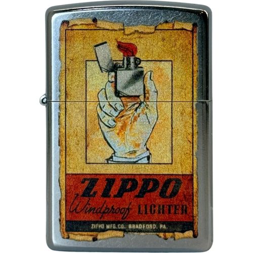 Zippo vintage poster design 207 gasaansteker