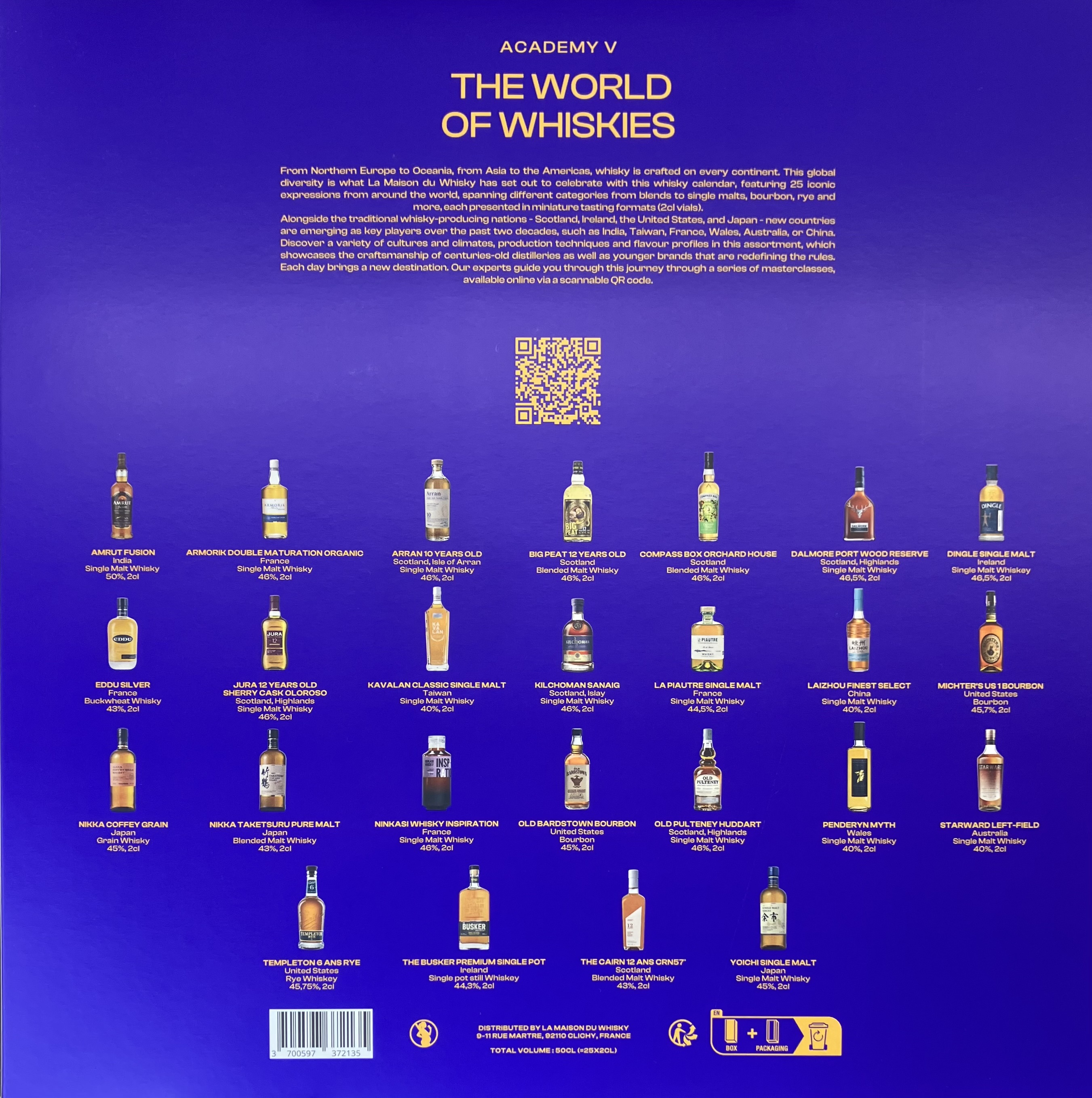 The world of whiskies academy 5 adventskalender 2026 25x2cl - Afbeelding 2