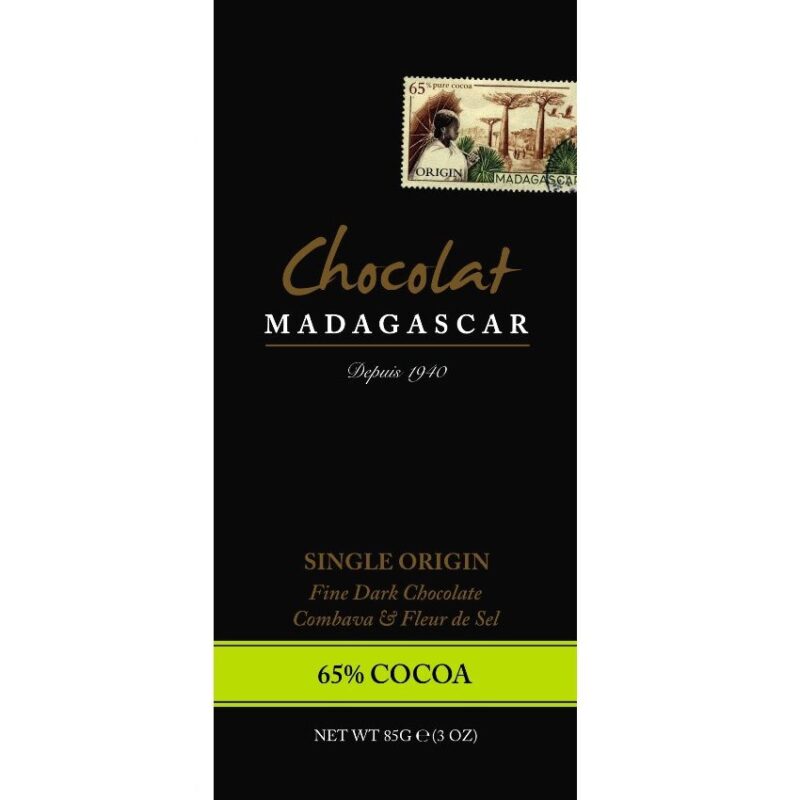 Chocolat Madagascar puur 65% combava en fleur de sel