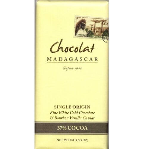 Chocolat Madagascar witte chocolade bourbon-vanille 37%