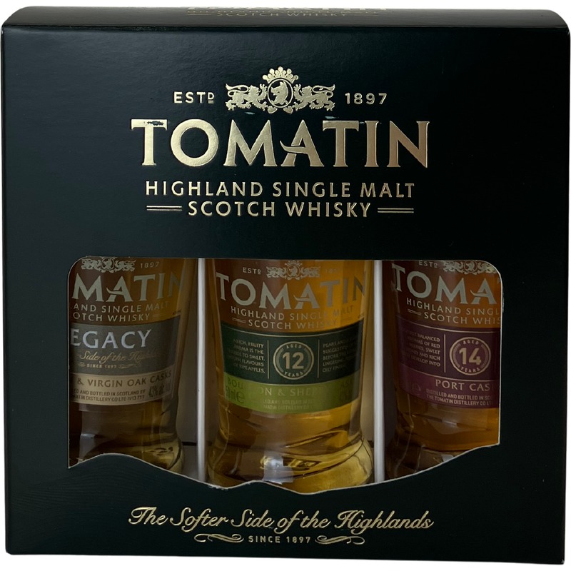 Tomatin triple 12y-legacy-14y 44% 3x5cl